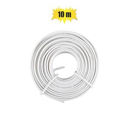 Speaker wire 0.5mmx10m white zenith