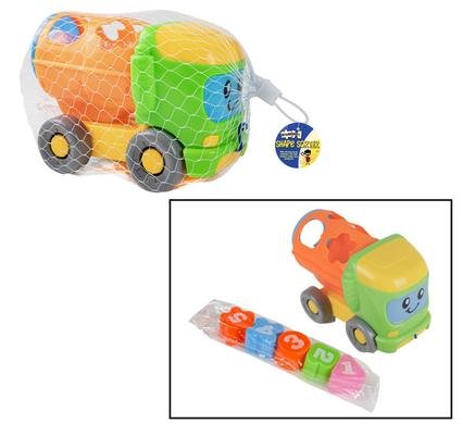 Edu blocks shape sorter pull truck