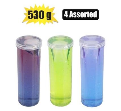 Novelty slime rainbow bulk bottle 530g