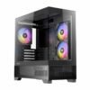 Antec CX500M Micro-ATX | ITX RGB Mini-Tower Gaming Chassis Type-C  - Black