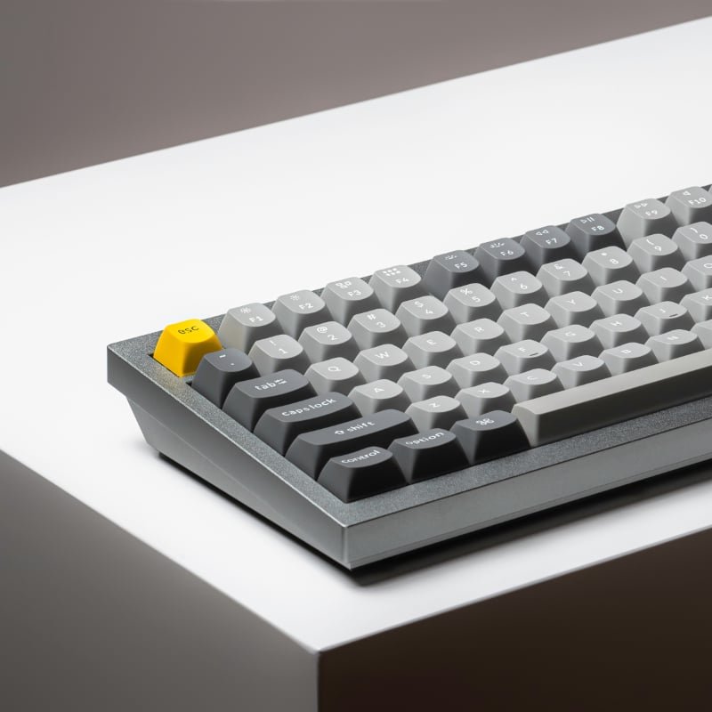 Keychron Q1 75% Red G Pro Switches Aluminium RGB Wired Keyboard - Grey - Image 3