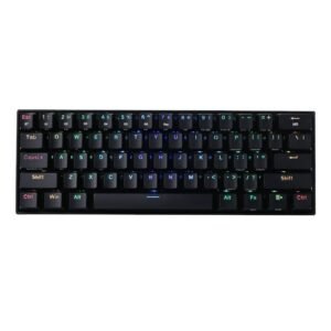 REDRAGON DRACONIC PRO Mechanical 61 Key|Bluetooth 5.0|RGB 9 Colour Modes|Rechargable Battery|Type-C Charging Cable Gaming Keyboard - Black